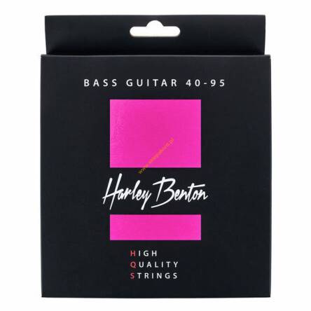 Struny do gitary basowej Harley Benton HQS Bass 40-95 4-strun.