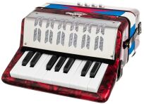 Akordeon klawiszowy Latone AccordiStar czerwony - 3