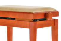 Ława do pianina GEWA wiśniowa matowa - 2