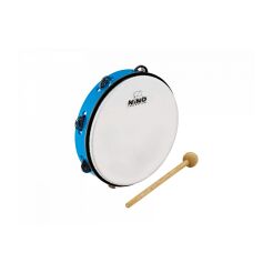 Tamburyn z membraną 10" niebieski dla Dzieci NINO