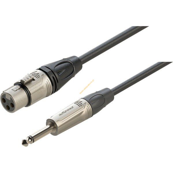 Kabel XLR Żeński - Jack 6.3mm Mono 10m