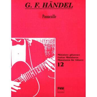 Książka - Passacaille MG 12, Haendel na gitarę