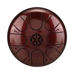 Tongue Drum Lotus Children drum 5" 8 ton Hluru TCT8-5-Vermilion