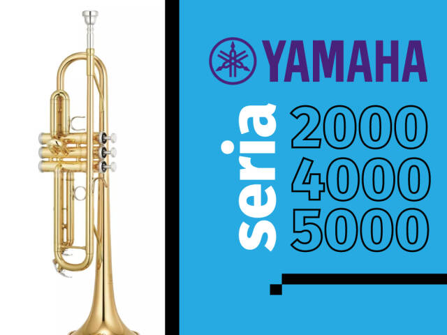 Porównanie trzech muszkieterów - trąbki Yamaha seria 2000, 4000 i 5000